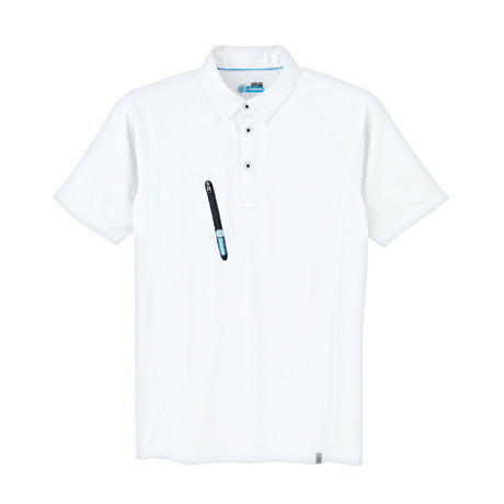 半袖ポロシャツ【0016-ASC】 1.ホワイト