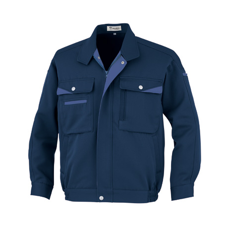 帯電防止長袖ブルゾン【05002-OKH】 C1.ネイビー