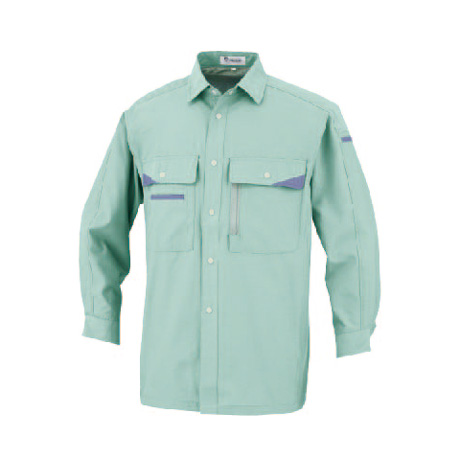 ハイメカカット長袖シャツ【07004-OKH】 C3.オリーブ