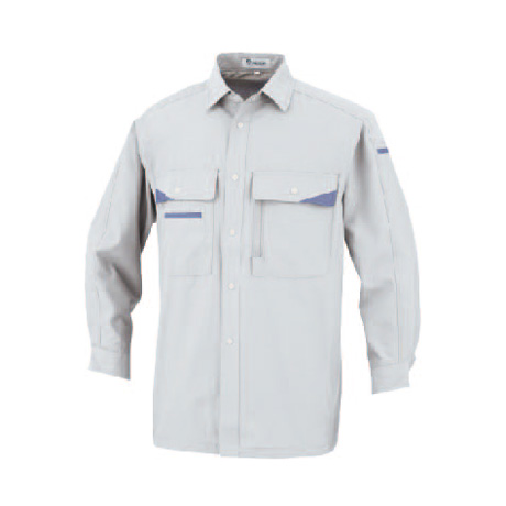 ハイメカカット長袖シャツ【07004-OKH】 C4.グレー