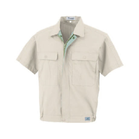 形態安定半袖ブルゾン【07171-OKH】 C3.べージュ