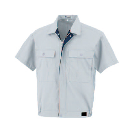 形態安定半袖ブルゾン【07171-OKH】 C4.シルバーグレー