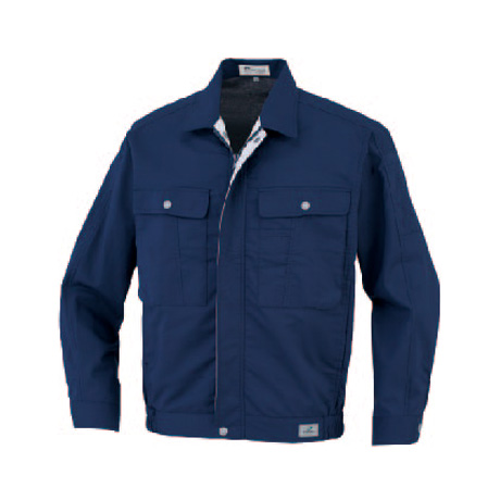 形態安定長袖ブルゾン【07172-OKH】 C1.ネイビー