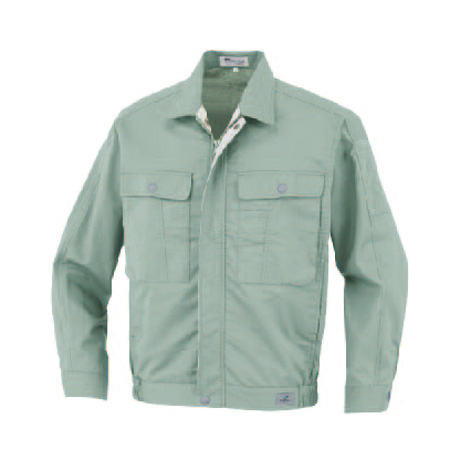 形態安定長袖ブルゾン【07172-OKH】 C2.グリーン