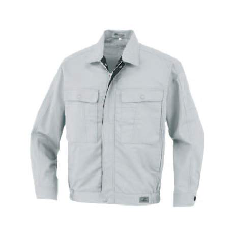 形態安定長袖ブルゾン【07172-OKH】 C4.シルバーグレー