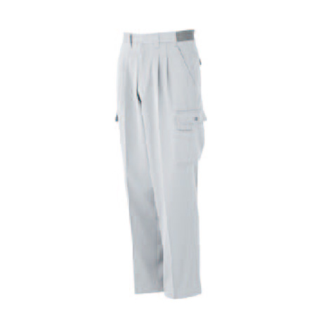 ひざらっく脇ゴム入りカーゴパンツ【07376-OKH】 C4.シルバーグレー