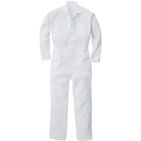 つなぎ 作業服 ホワイト 【100-MRK】 
