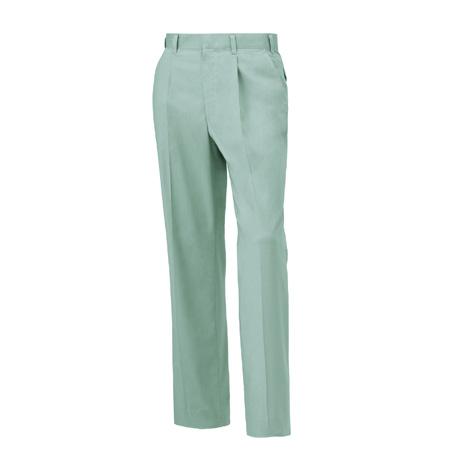 抗菌防臭ワンタックスラックス【11011-KRO】 890.スモークグリーン