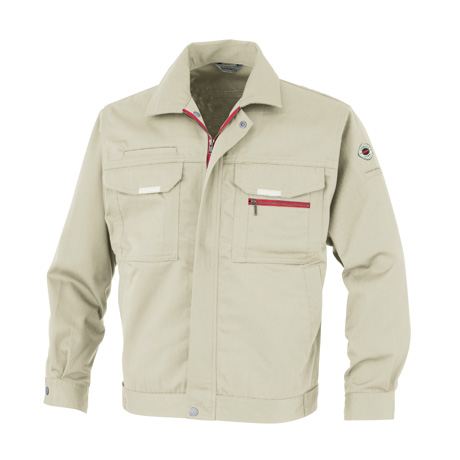 帯電防止反射長袖ブルゾン【11012-OKH】 C2.アイボリー