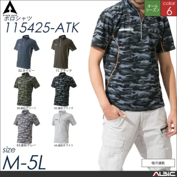 HUMMER 半袖ジップポロシャツ 【...