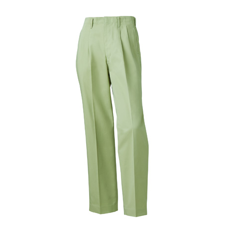 スラックス（ツータック）【12001-KRO】 85.ミストグリーン