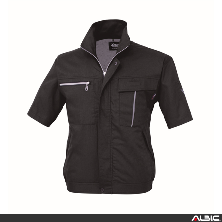 清涼素材は袖ブルゾン【1251-XEB】 商品写真