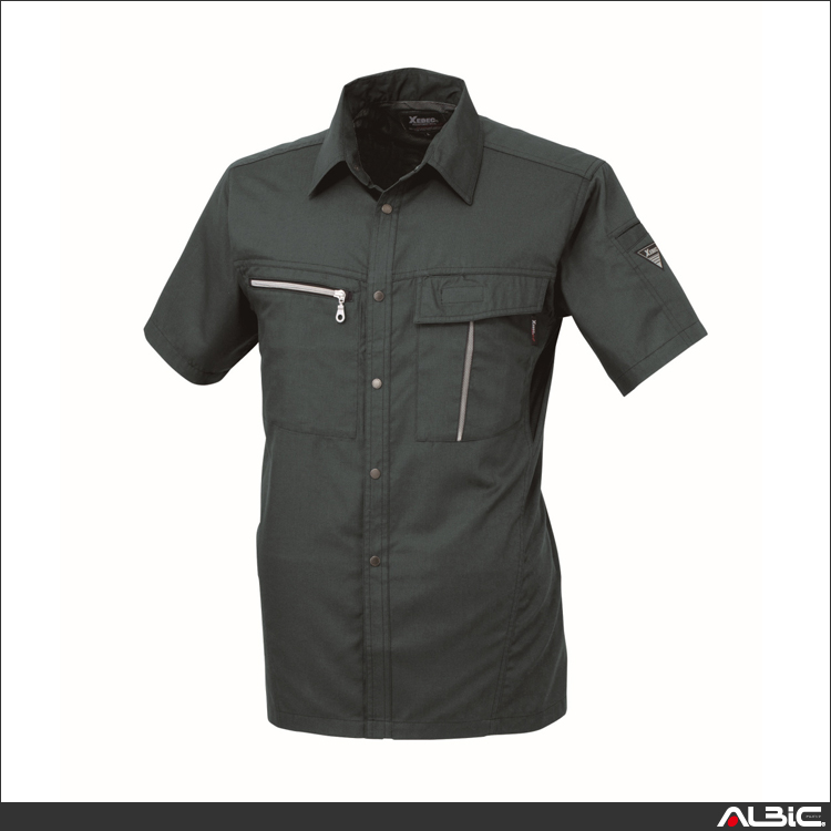 清涼素材半袖シャツ【1252-XEB】 商品写真