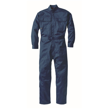 プリーツロン仕様長袖つなぎ服【1268-XEB】 10.コン