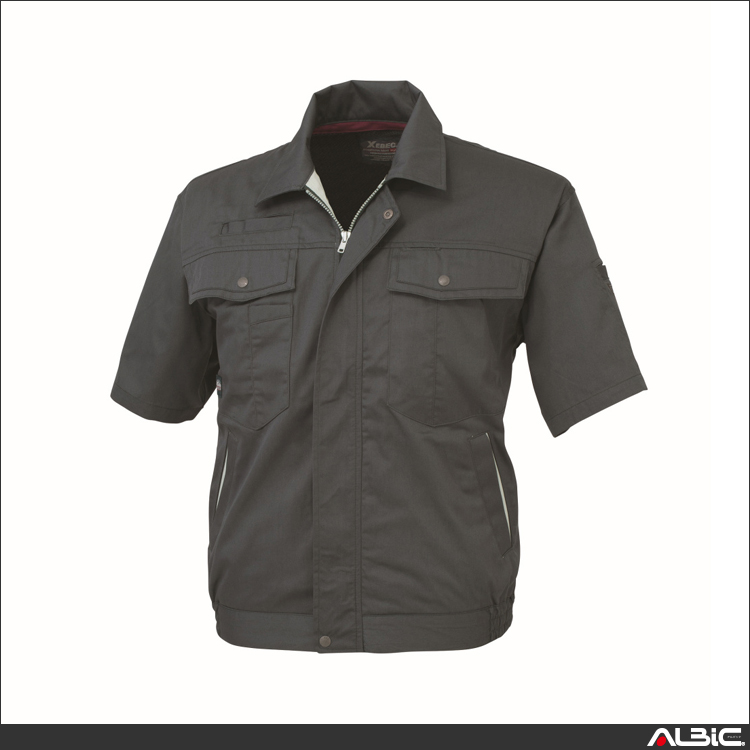 防縮防シワ半袖ブルゾン【1271-XEB】 商品写真