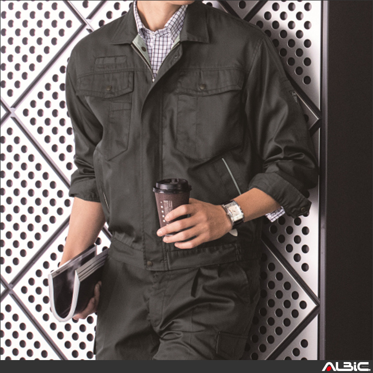 防縮防シワ長袖ブルゾン【1274-XEB】 商品写真