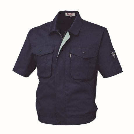 抗菌防臭半袖ブルゾン【1291-XEB】 10.コン