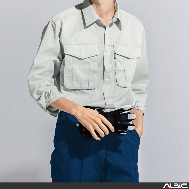 抗菌防臭長袖シャツ【1293-XEB】 商品写真