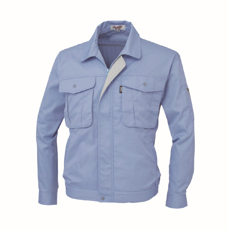 抗菌防臭長袖ブルゾン【1294-XEB】 40.ブルー