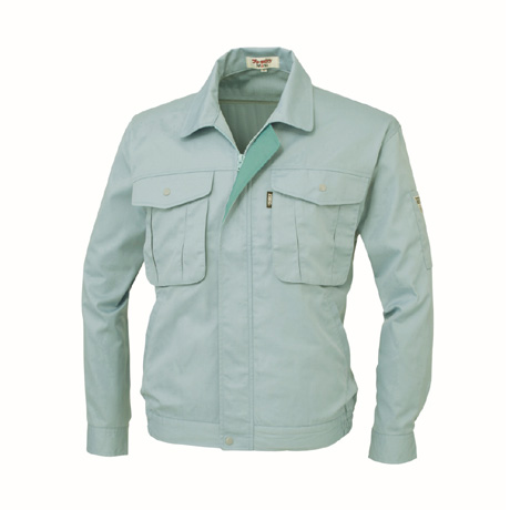 抗菌防臭長袖ブルゾン【1294-XEB】 60.グリーン