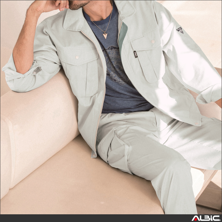 抗菌防臭長袖ブルゾン【1294-XEB】 商品写真