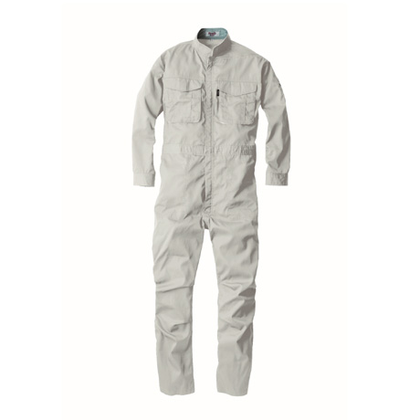 抗菌防臭サマーつなぎ服【1298-XEB】 20.グレー