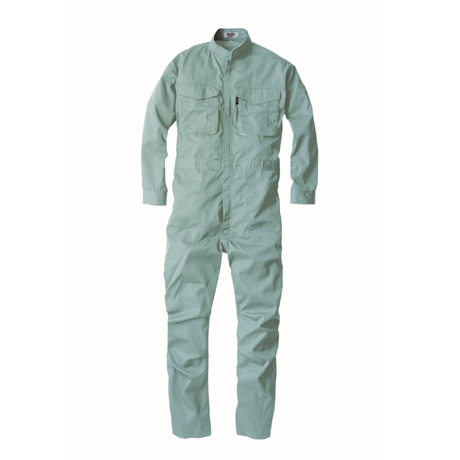 抗菌防臭サマーつなぎ服【1298-XEB】 60.グリーン