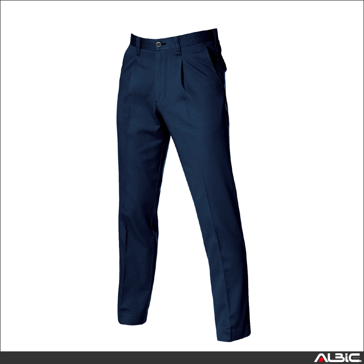 綿100％チノクロス素材ワンタックパンツ【1313-BAT】 商品写真