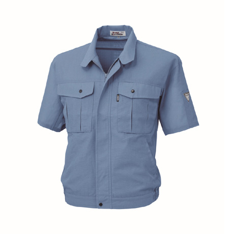 高通気半袖ブルゾン【1341-XEB】 40.ブルー