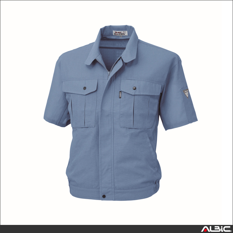 高通気半袖ブルゾン【1341-XEB】 商品写真