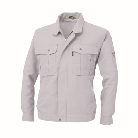 高通気長袖ブルゾン【1344-XEB】 20.グレー