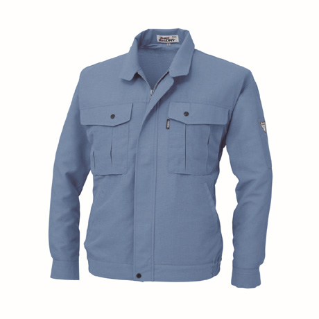 高通気長袖ブルゾン【1344-XEB】 40.ブルー