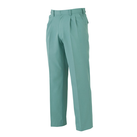 国産素材ストレッチツータックパンツ【1351-BBO】 25.スモークグリーン