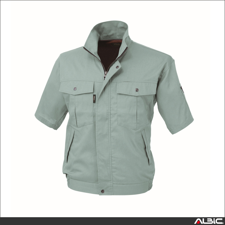 防縮防シワ半袖ブルゾン【1351-XEB】 商品写真