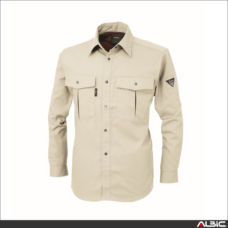 防縮防シワ長袖シャツ【1353-XEB】 商品写真