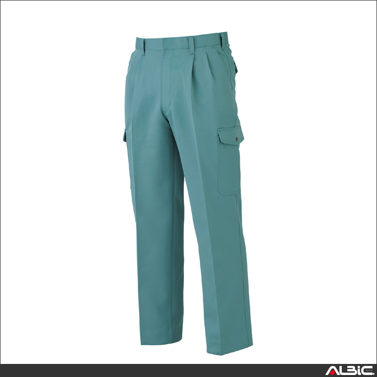 ストレッチ帯電防止ツータックカーゴパンツ【1383-BBO】 商品写真