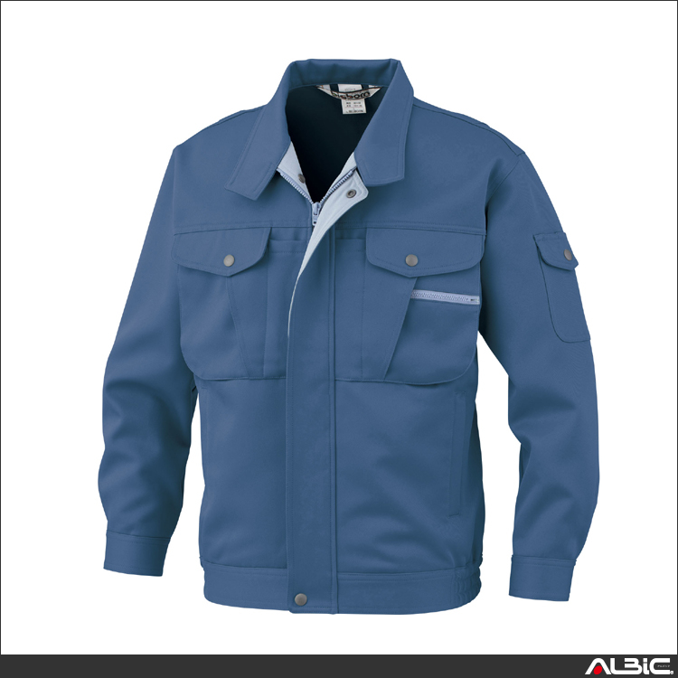 ストレッチ帯電防止ツートンジャケット【1386-BBO】 商品写真