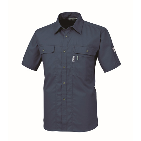 抗菌防臭半袖シャツ【1442-XEB】 10.コン