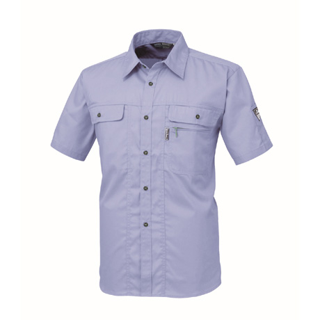 抗菌防臭半袖シャツ【1442-XEB】 47.ラベンダー