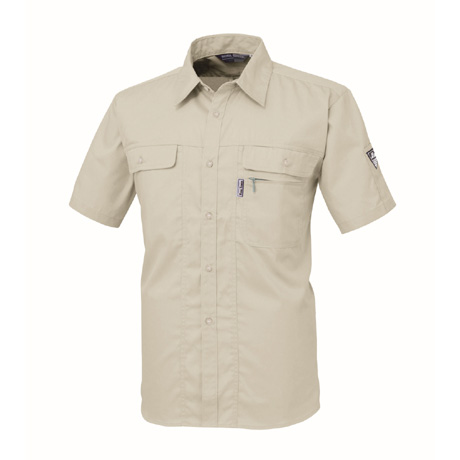 抗菌防臭半袖シャツ【1442-XEB】 61.モスグリーン