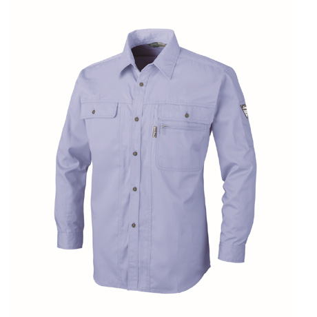 抗菌防臭長袖シャツシャツ【1443-XEB】 47.ラベンダー