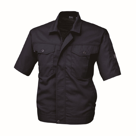 抗菌防臭半袖ブルゾン【1491-XEB】 19.ディープネイビー