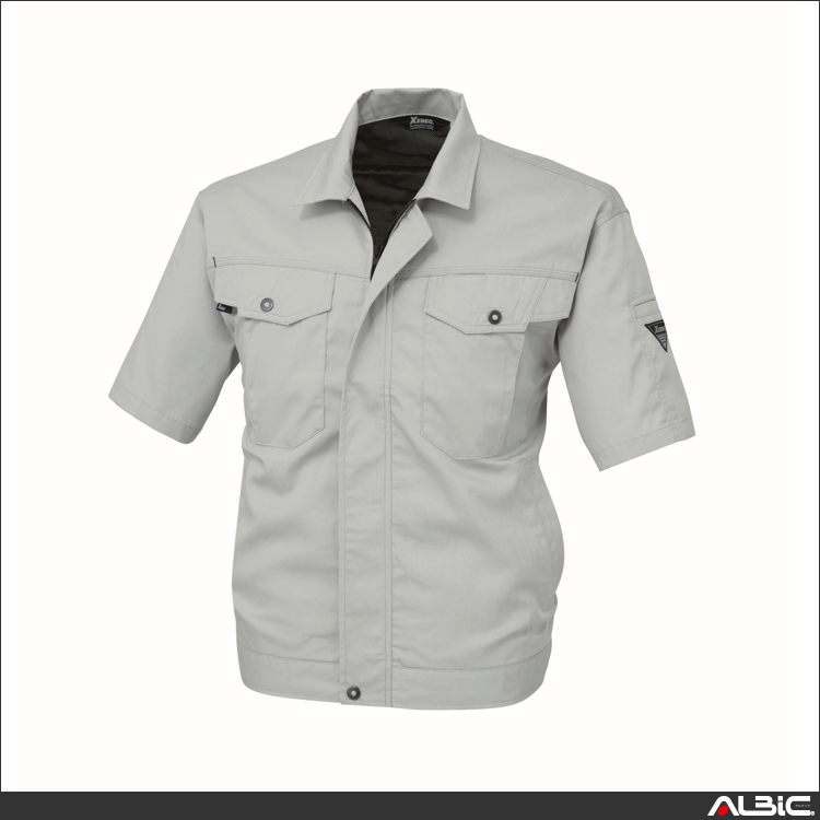 抗菌防臭半袖ブルゾン【1491-XEB】 商品写真