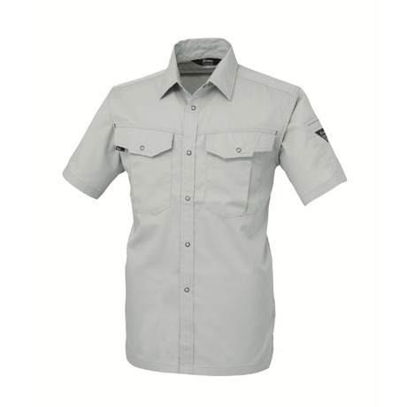 抗菌防臭半袖シャツ【1492-XEB】 20.グレー