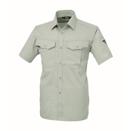 抗菌防臭半袖シャツ【1492-XEB】 61.モスグリーン