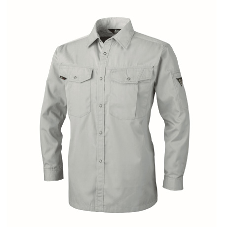 抗菌防臭長袖シャツ【1493-XEB】 20.グレー