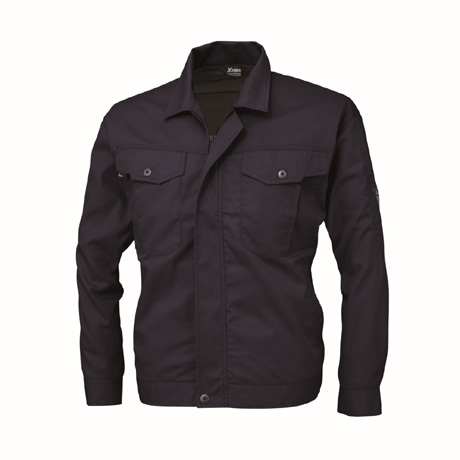 抗菌防臭長袖ブルゾン【1494-XEB】 19.ディープネイビー