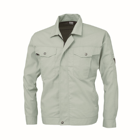 抗菌防臭長袖ブルゾン【1494-XEB】 61.モスグリーン