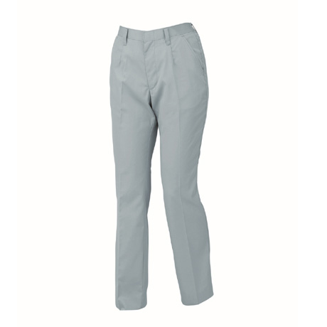 抗菌防臭加工レディススラックス【1497-XEB】 43.ブルーグレー