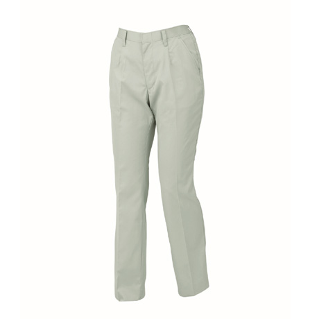 抗菌防臭加工レディススラックス【1497-XEB】 61.モスグリーン